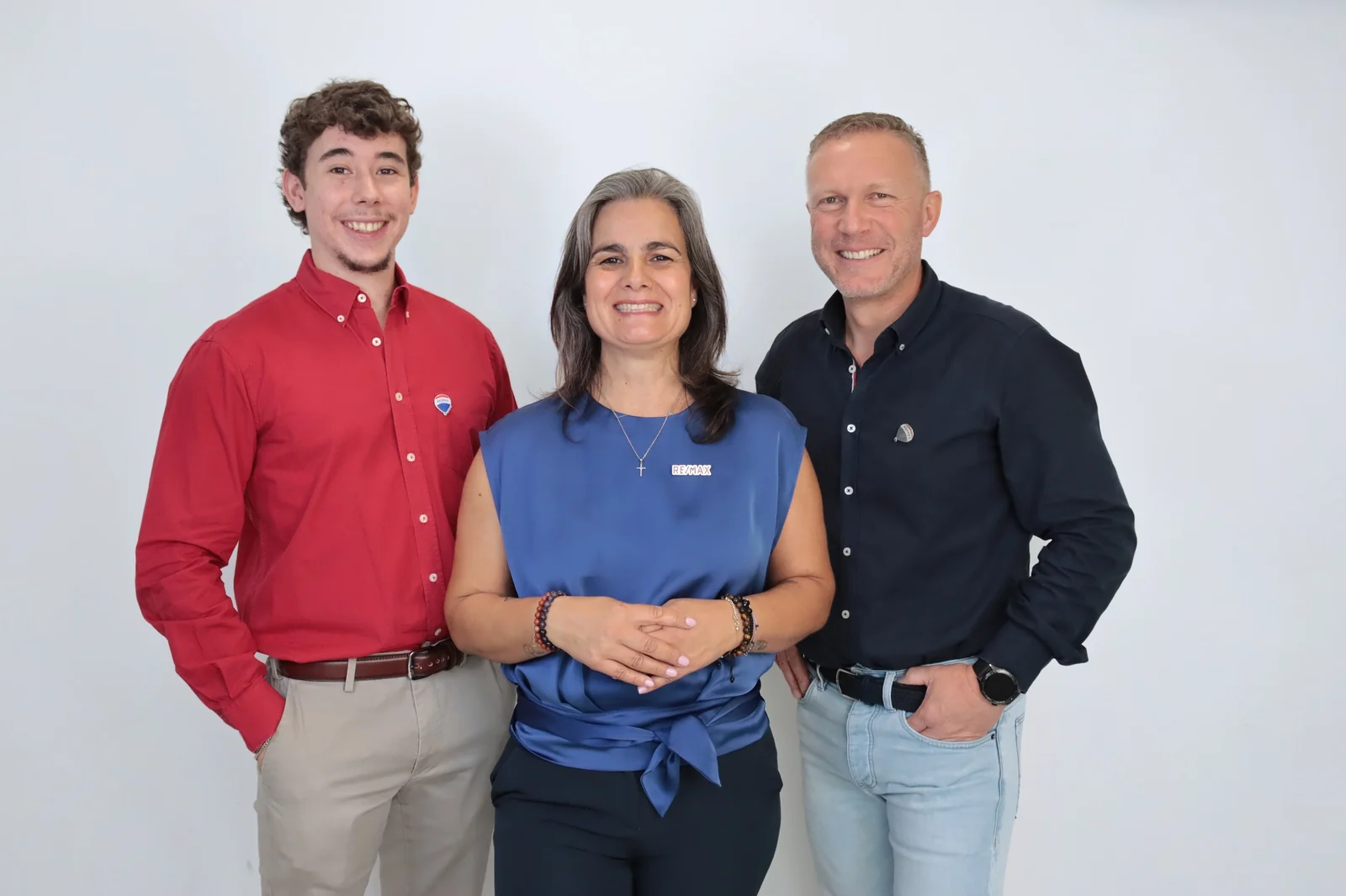 Henrique Sentieiro, Paula Colaço e Carlos Pereira, a equipa Real Team